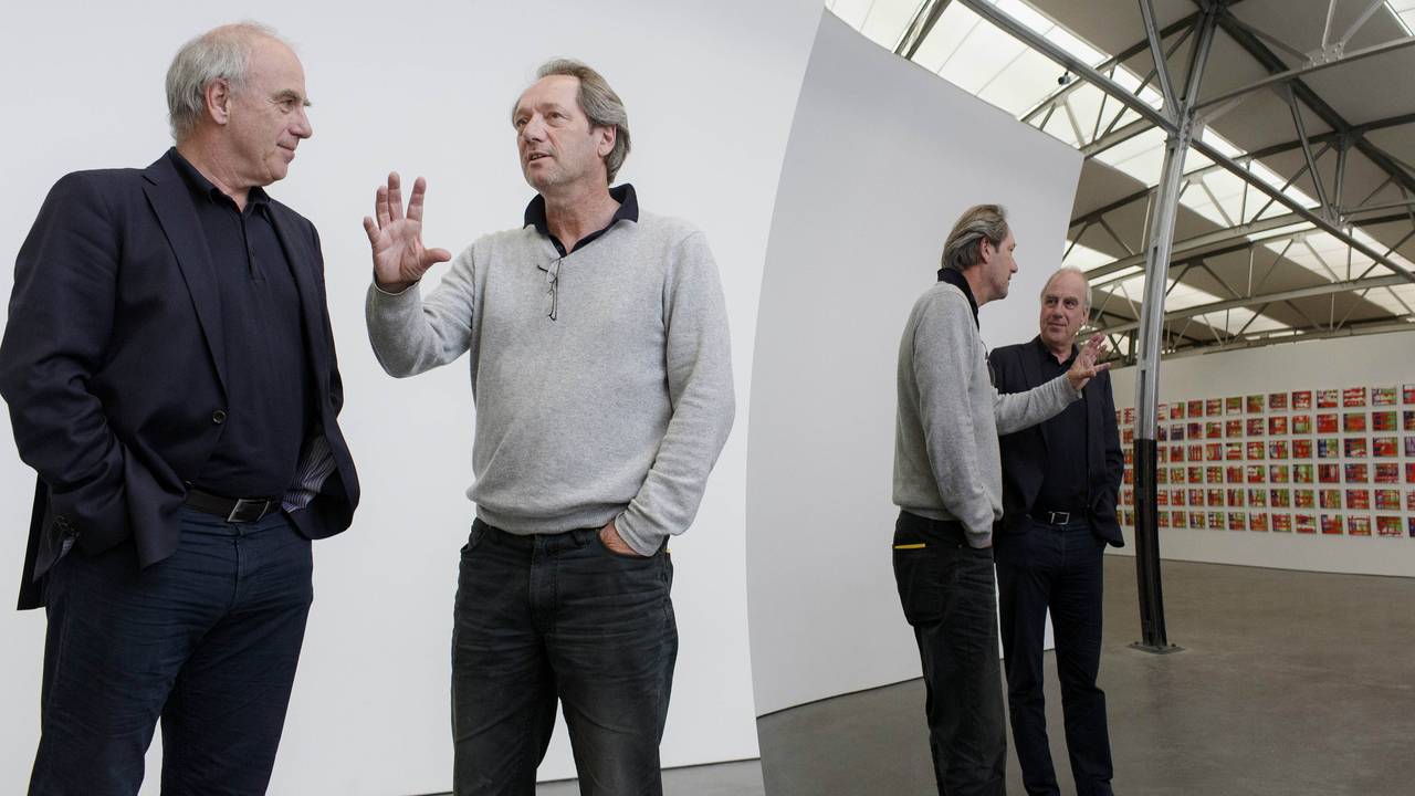 Gijs Scholten van Aschat en directeur Hendrik Driessen van De Pont (foto Dolph Cantrijn)