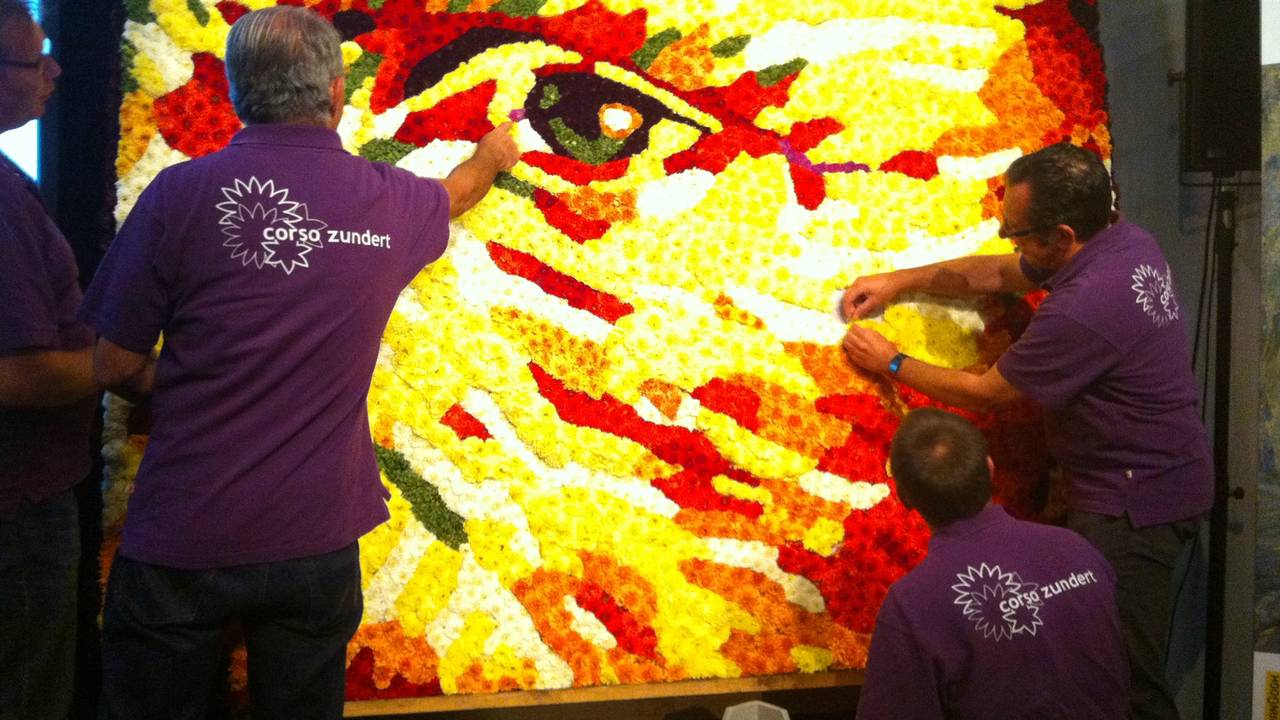 Vincent is straks ook het thema van het Zundertse bloemencorso