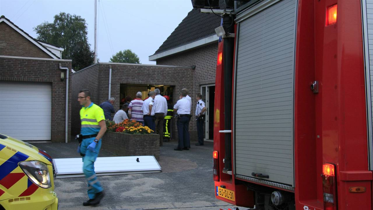 De jongen raakte bekneld met zijn voet. (foto: Alexander Vingerhoeds/Obscura Foto)