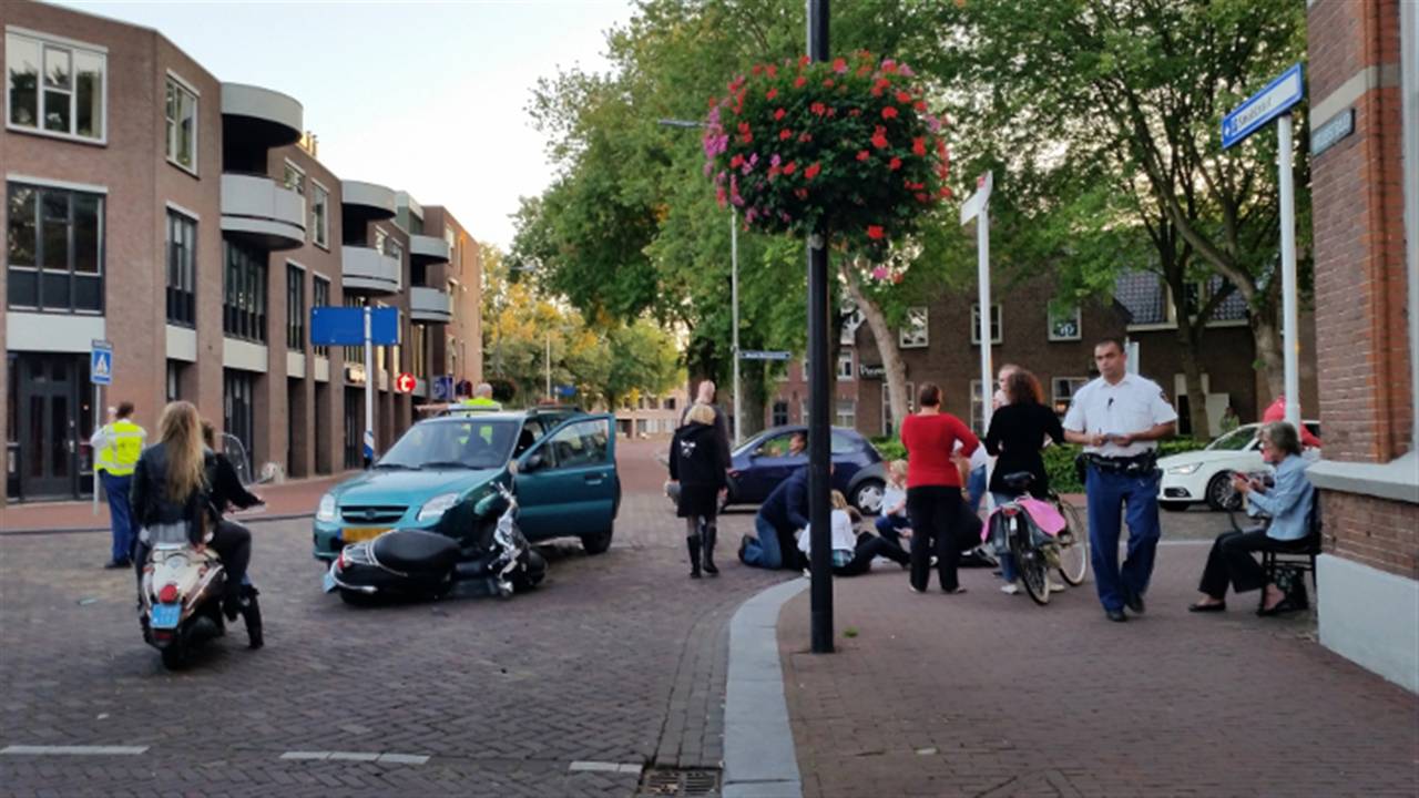 Scooterrijder gewond (foto: AS Media)