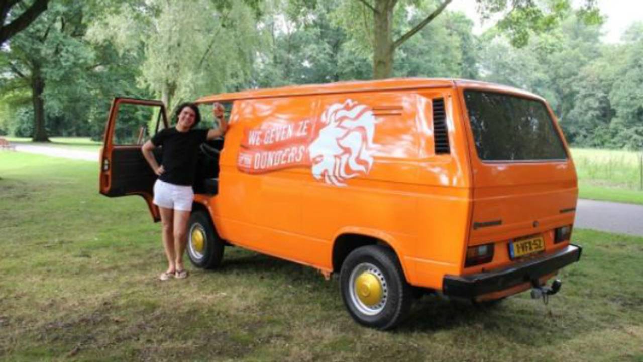 Het WK-busje van Roy Donders (Foto: Roy Donders/BVA Auctions)