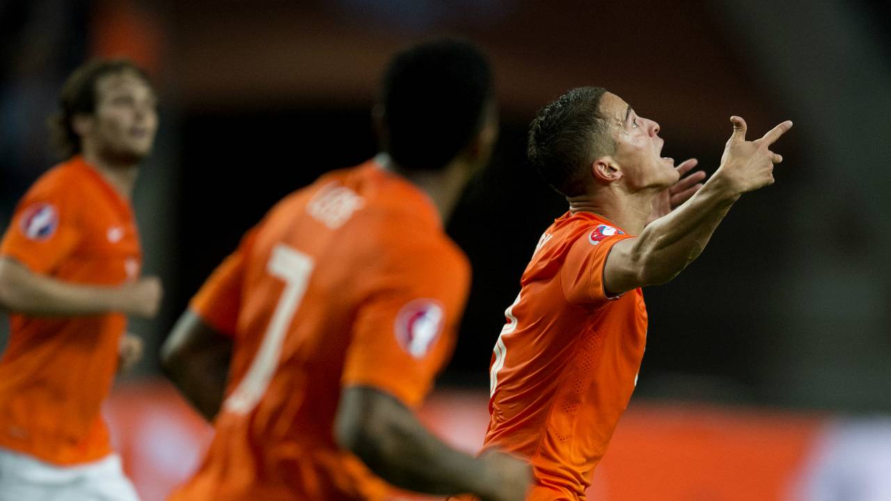 Teruggekeerde Ibrahim Afellay bevrijdt Oranje (foto: ANP)