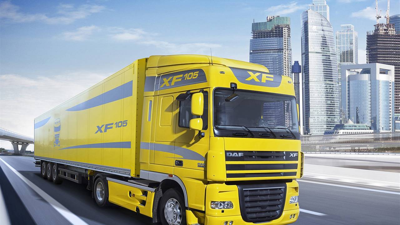 Dit type DAF Truck gaat  naar de Russen