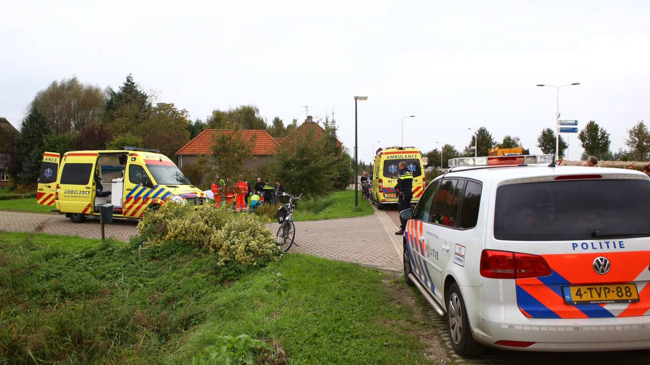 Man die van de weg raakte in Schijndel in ziekenhuis overleden (Foto Sander van Gils/SQ Vision)