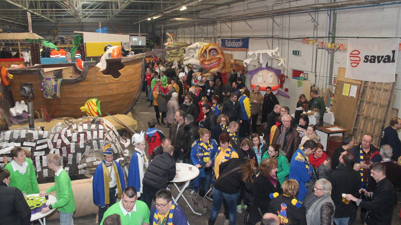 De bouwhal in Goirle in februari