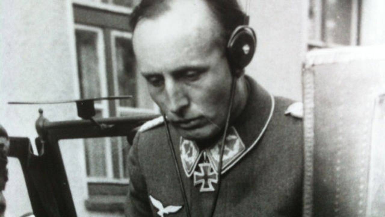 Baron August Freiherr von der Heydte, commandant van de Duitse elitetroepen bij Woensdrecht (foto: archief)