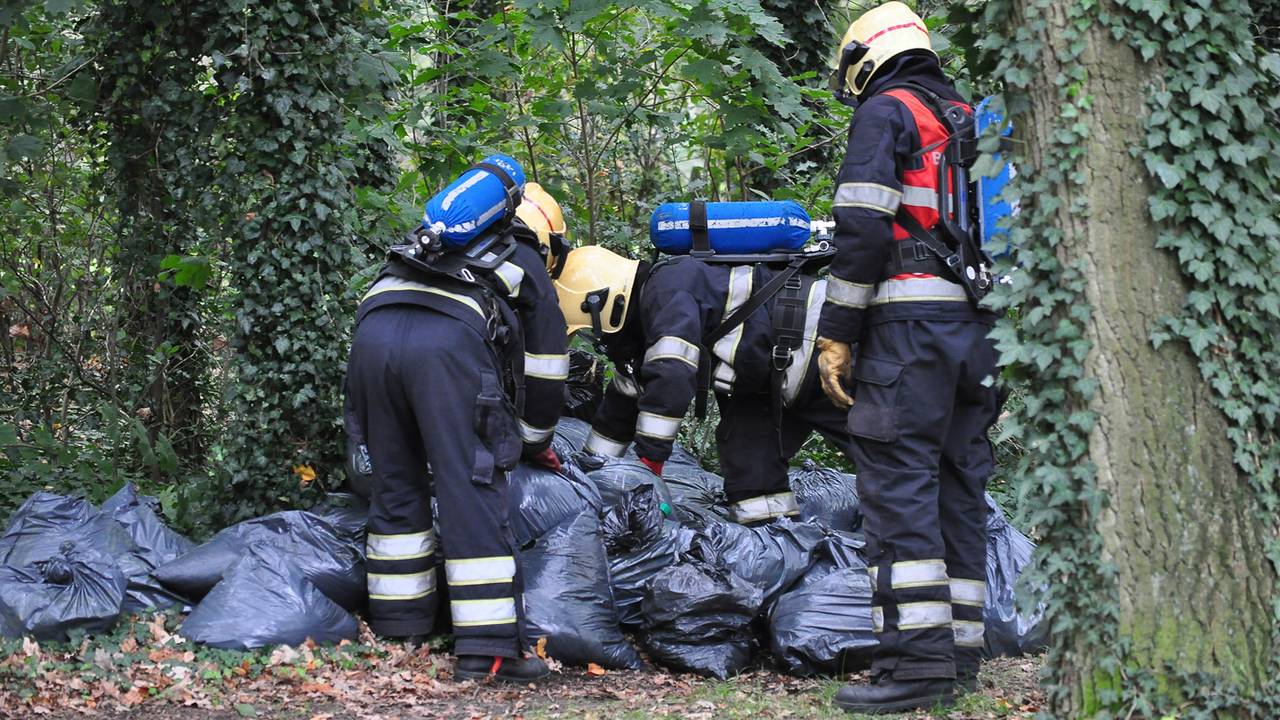 Wietafval in Waalwijk. (foto: FPMB/Marvin Doreleijers)