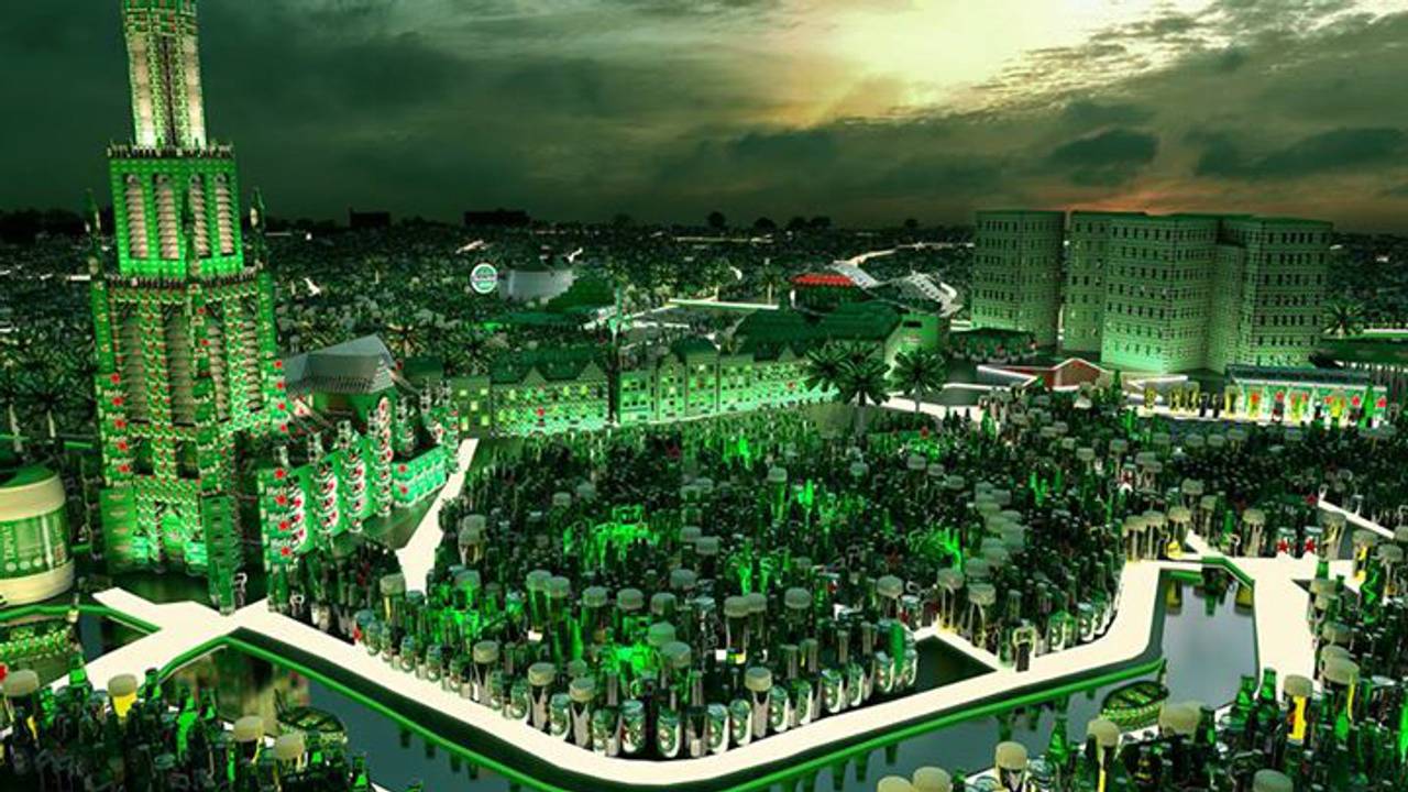 'Het groene hart van Breda' (Foto: Heineken Facebook)