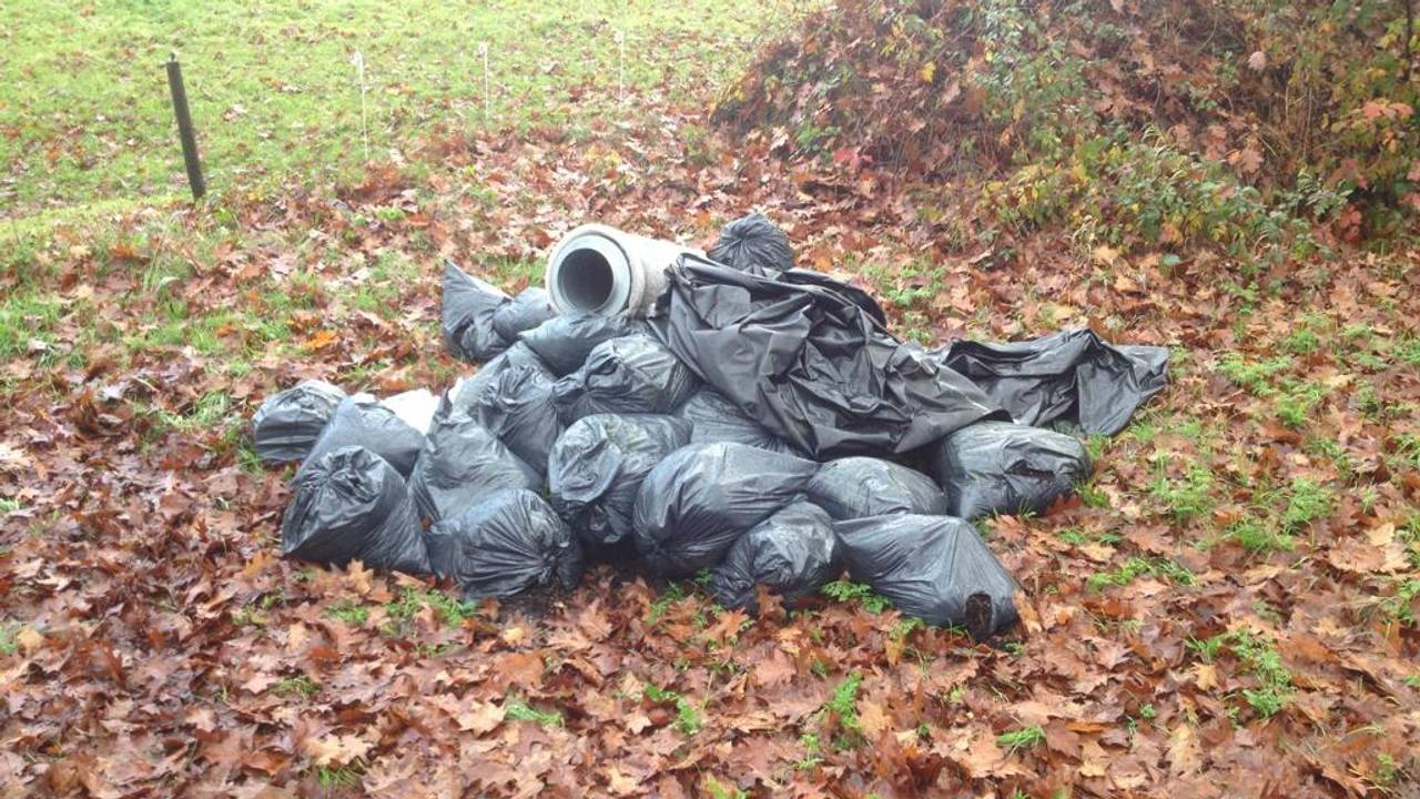 Hennepafval in het buitengebied van Bergen op Zoom