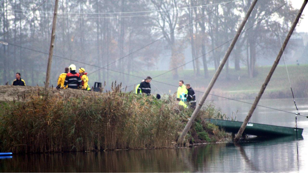 Het ongeluk destijds (archieffoto: AS Media)