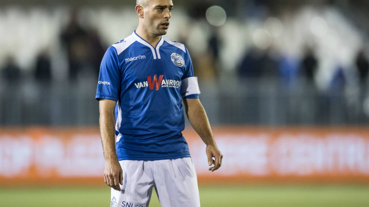 Aanvaller Anthony Lurling in het shirt van FC Den Bosch