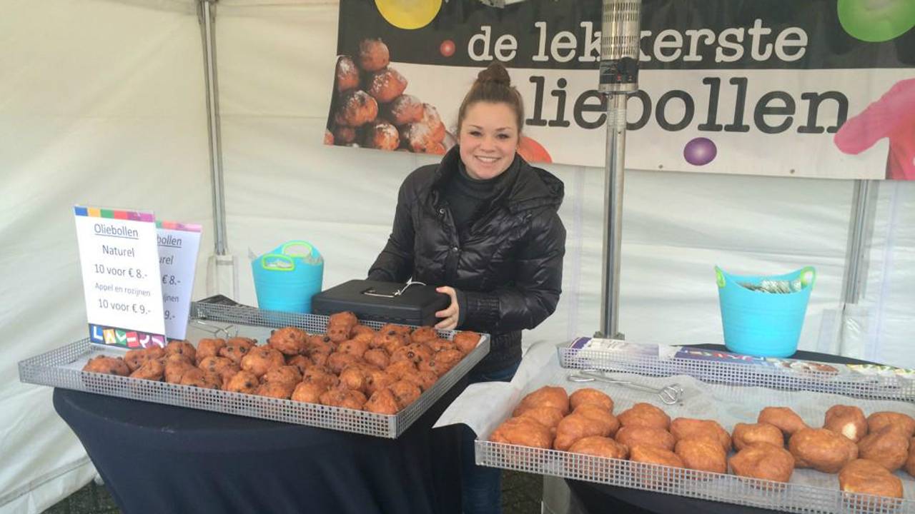 Lamers heeft inderdaad de lekkerste oliebollen! (foto: Koen Wijn)