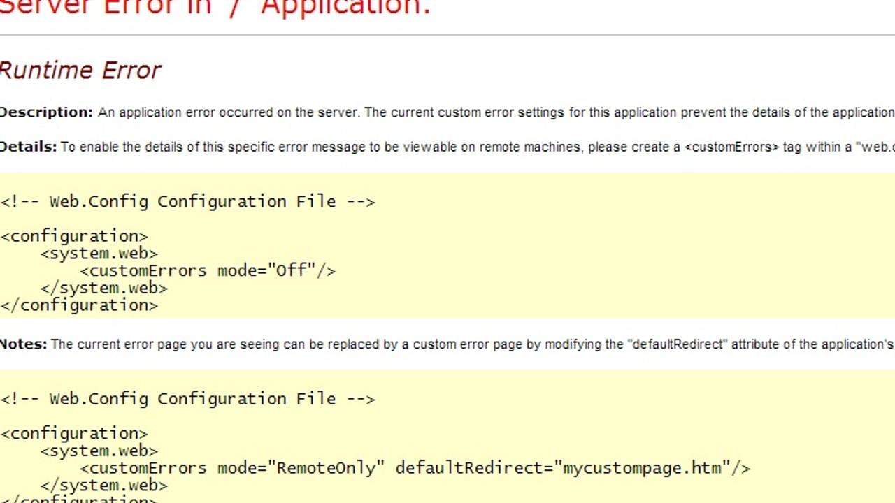 Current error