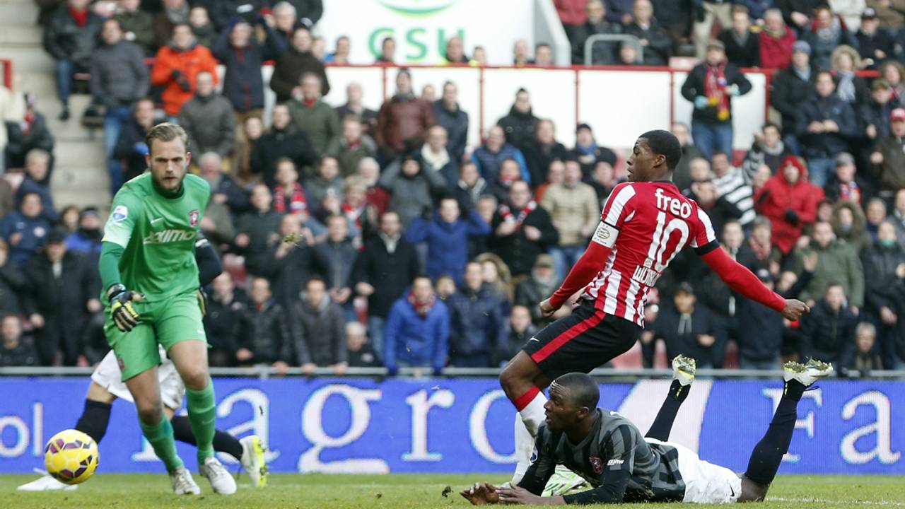 PSV'er Georginio Wijnaldum is in beeld bij Newcaslte United