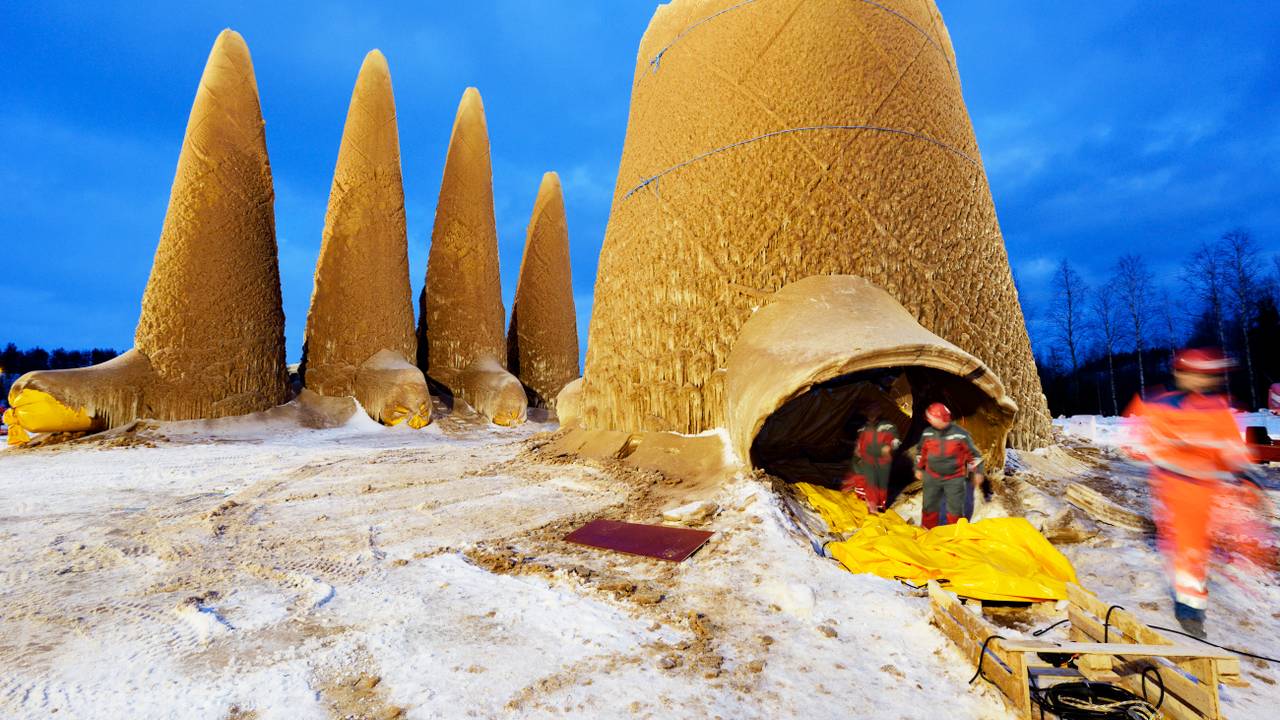 Sagrada Familia in aanbouw (Foto: Bart van Overbeeken TU/e)