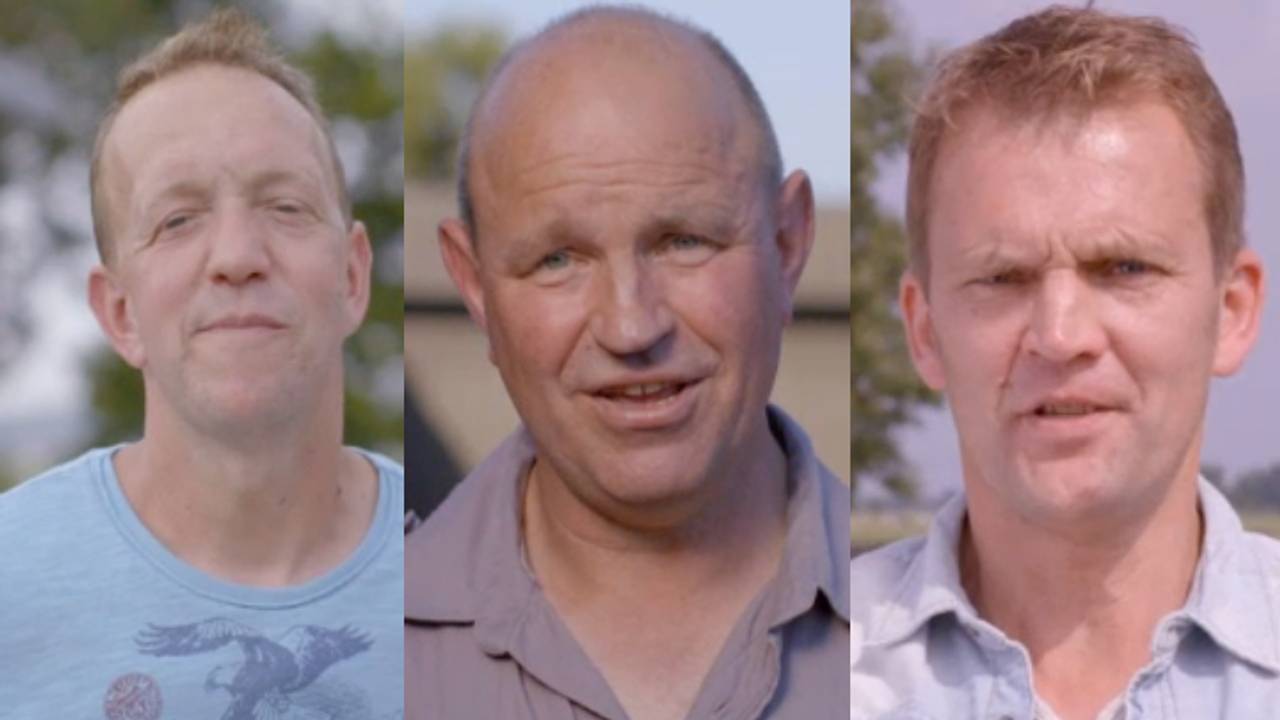 Gert-Jan, Mario en Willem uit Boer Zoekt Vrouw
