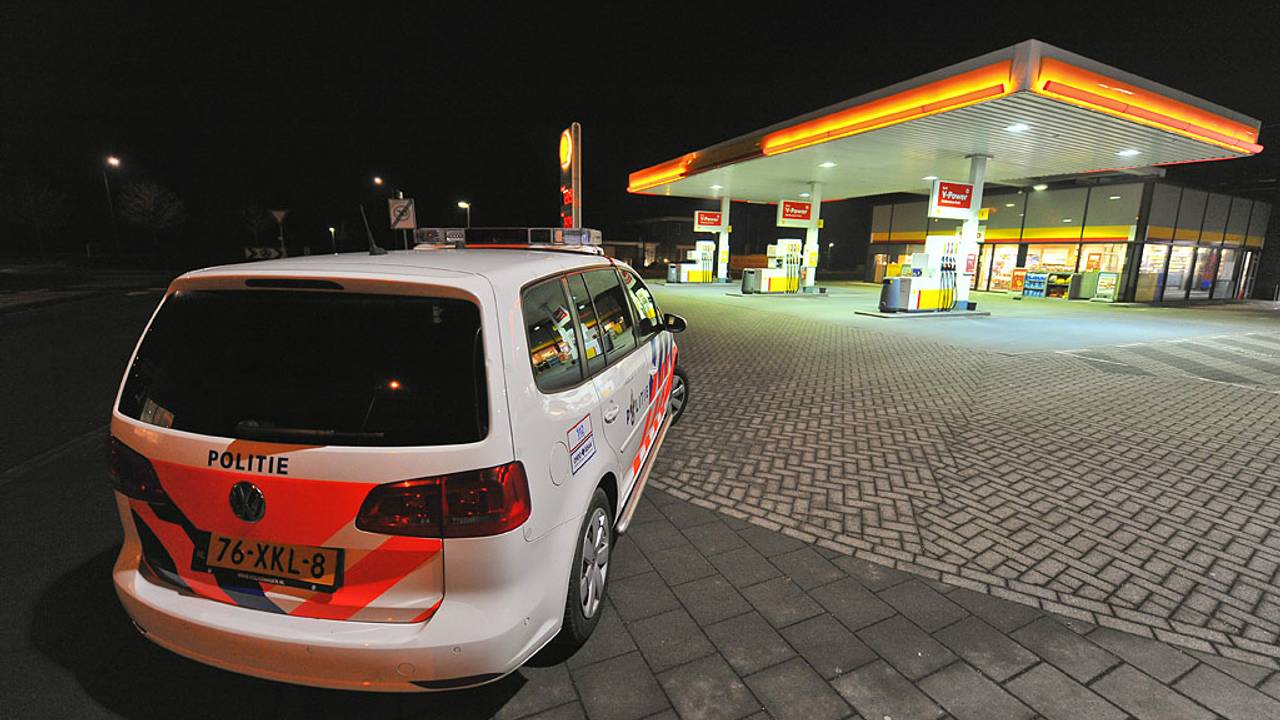 Tankstation overvallen in Waalre (Foto: Rico Vogels / SQ Vision)