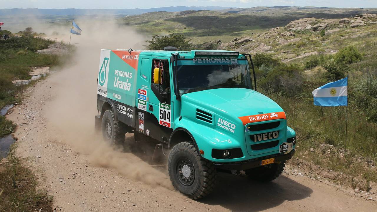 De truck van Hans Stacey