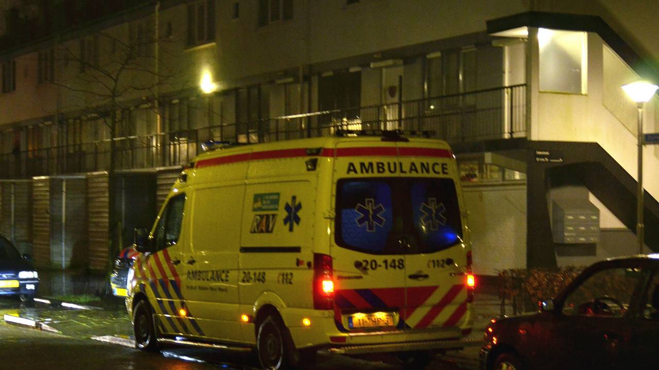 De woning in Tilburg die overvallen werd. Foto Jack Brekelmans