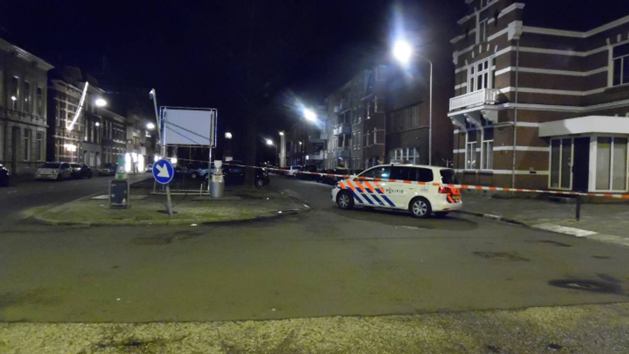 Emmastraat tijdelijk afgezet (foto: Corne Sep / Mainstay Media Breda)