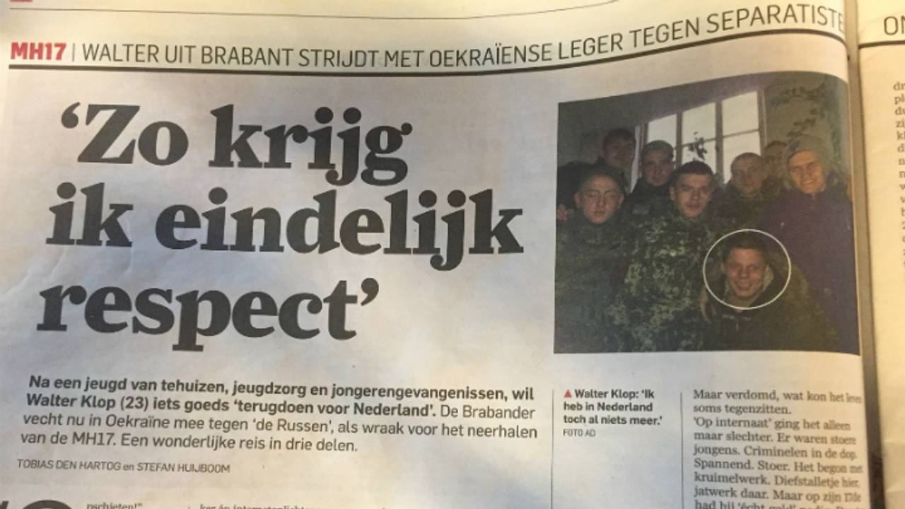 Het artikel in het AD