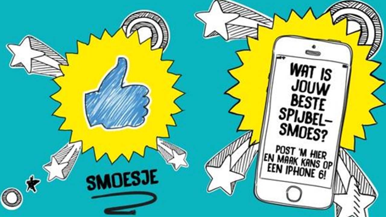 Verzin een smoes, win een iPhone 6 (bron: Dag van de Leerplicht / Facebook)