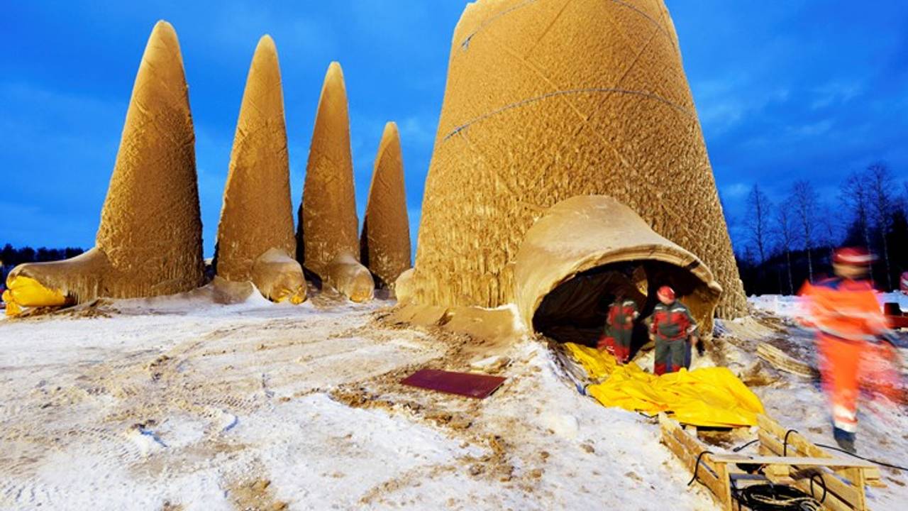 Sagrada Familia in aanbouw