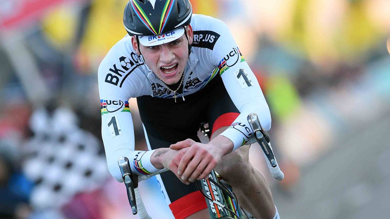 Mathieu van der Poel werd dit jaar wereldkampioen in het veld.