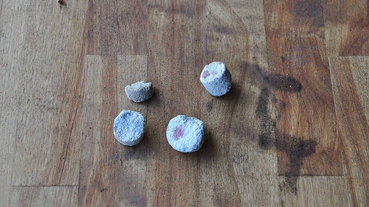 Het vuurwerkafval werd aangezien voor vergiftigde hondenbrokken