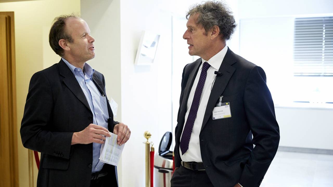 Lans Bovenberg (links) meest invloedrijke econoom (Foto: ANP)