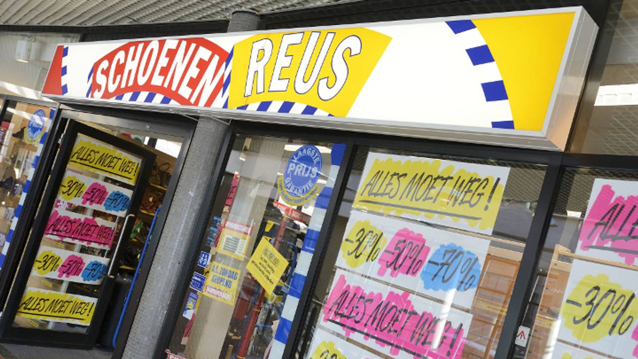Ruim twintig winkels van Udense Schoenenreus gesloten