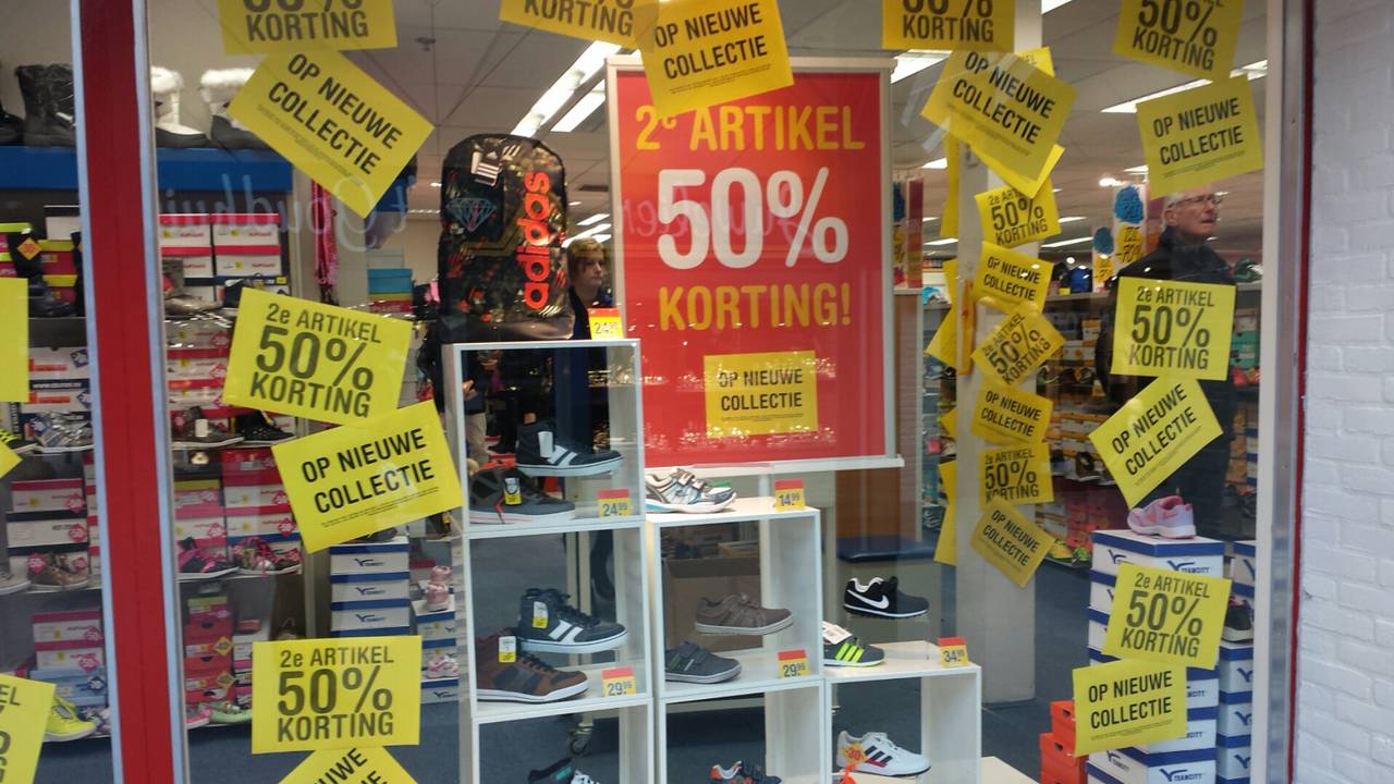 Schoenenreus in de uitverkoop (Foto: archief).