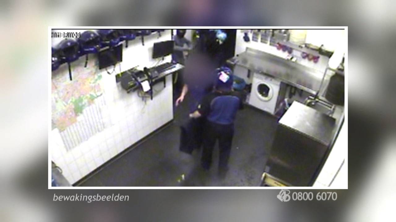 Overval op Domino's Pizza in Breda (foto: Bureau Brabant)