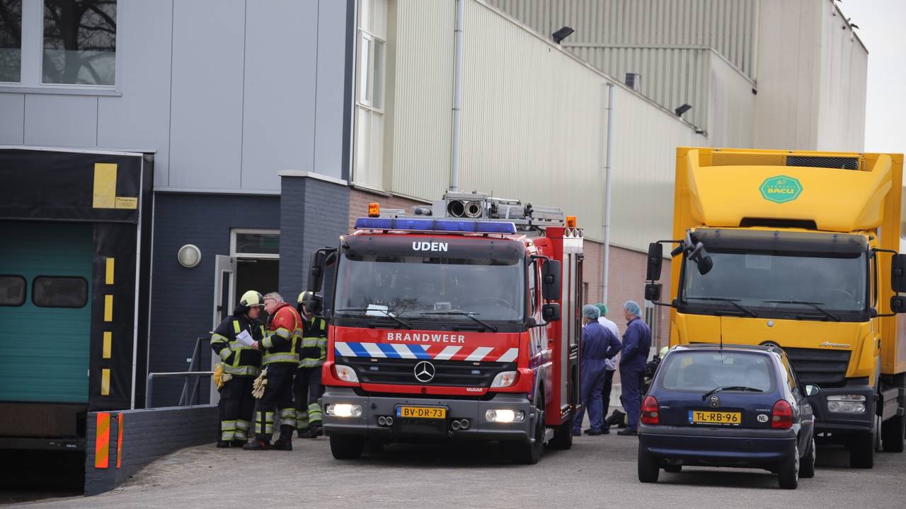 Broodbakker Bacu in Uden ontruimd (foto: AS Media)