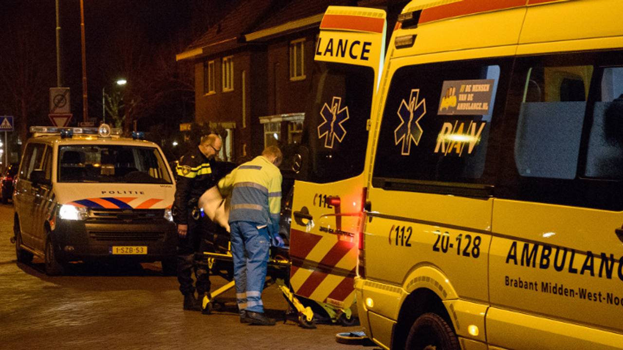 Fietser gewond (foto: Tom van der Put / SQ Vision)