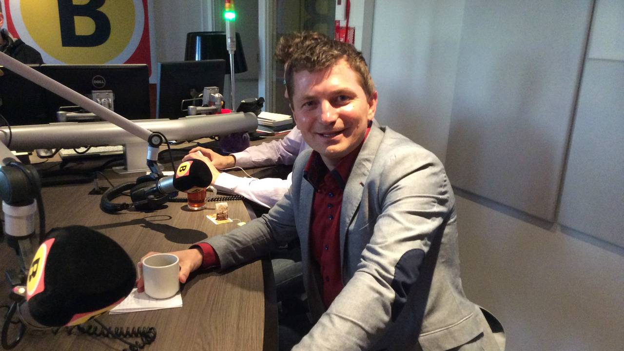 Hermen Vreugdenhil bij Omroep Brabant (foto: archief).