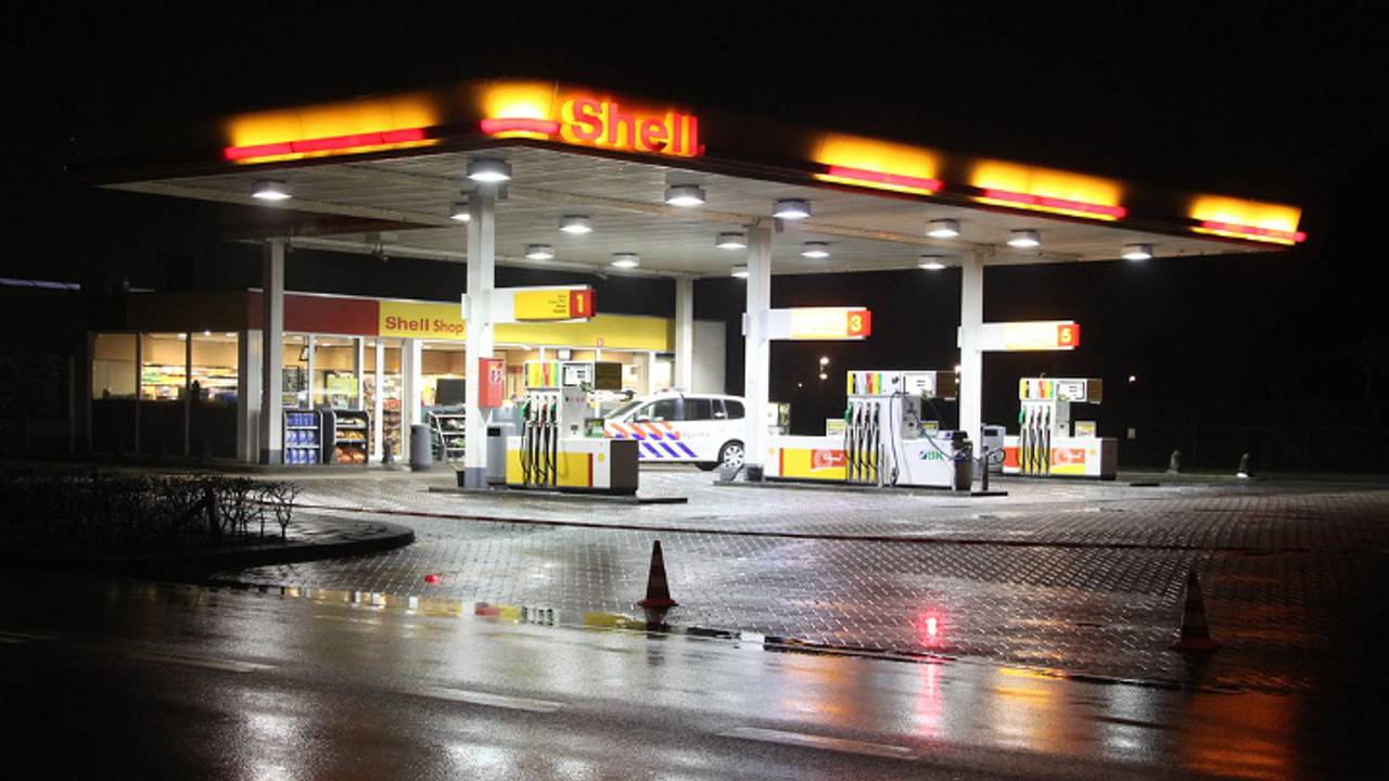 Overval op tankstation in Boxtel (foto: Mark van der Pol / SQ Vision)