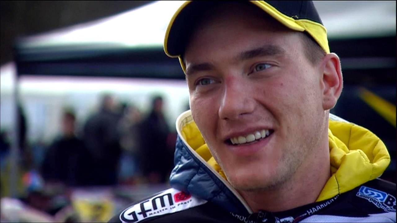 Zijspancrosser Etienne Bax doet goede zaken in Letland