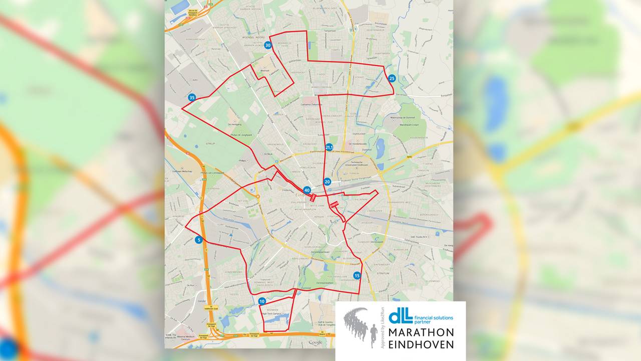 Marathon Eindhoven krijgt nieuwe route en dit is 'm Omroep Brabant