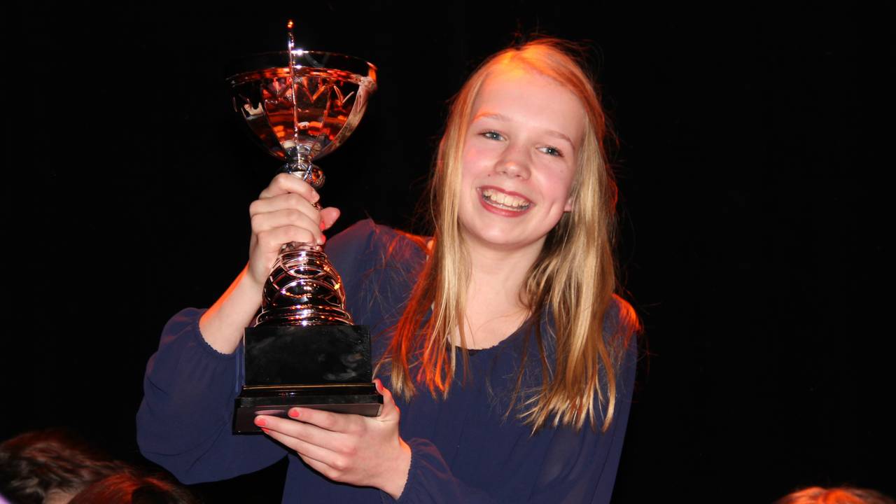 Janske van Kollenburg is Brabants voorleeskampioen