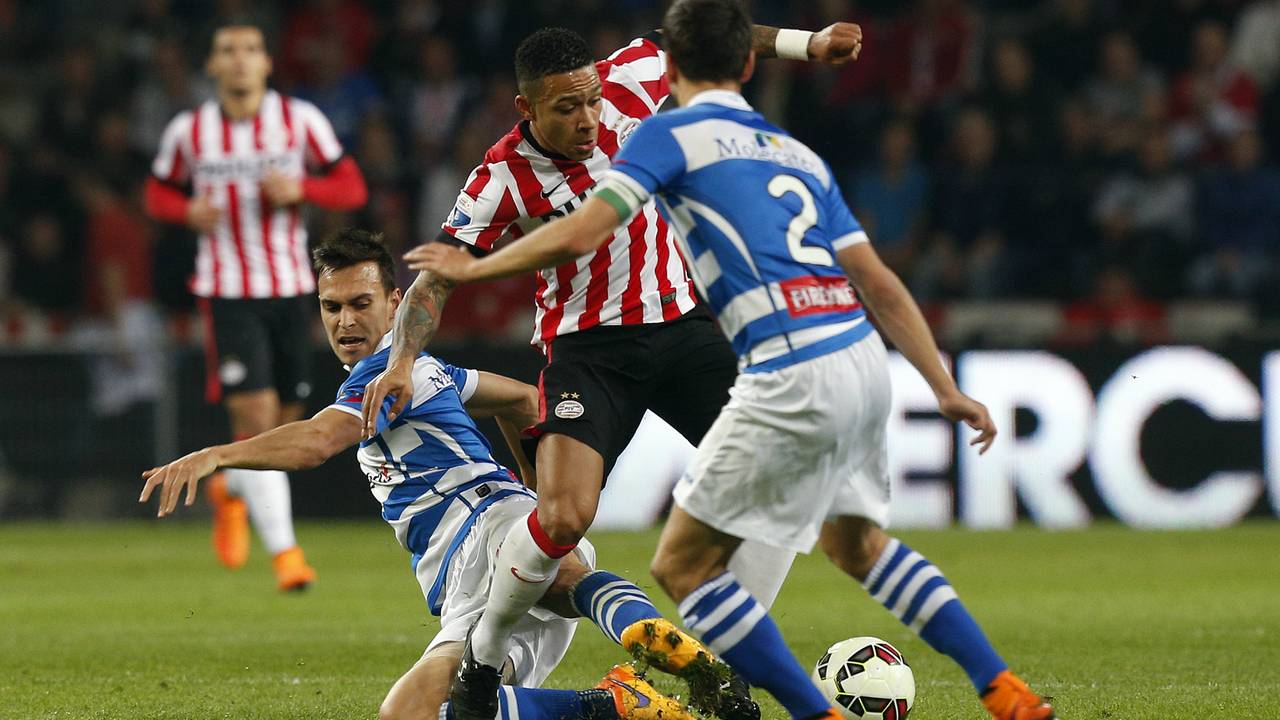 PSV won vrijdag van PEC Zwolle (foto: VI Images)
