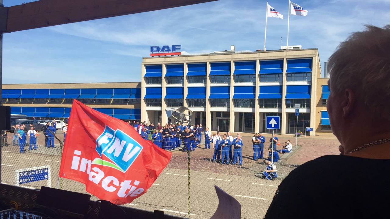 DAF is de laatste tijd regelmatig doelwit geweest van stakingen. (foto: Raoul Cartens)