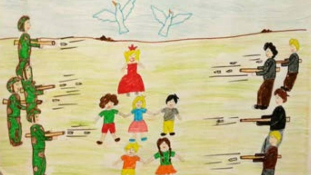 De tekening uit het jaarverslag