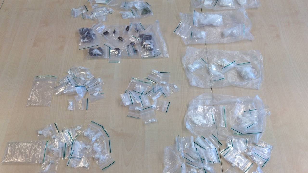 De in beslag genomen drugs (bron: Politie)