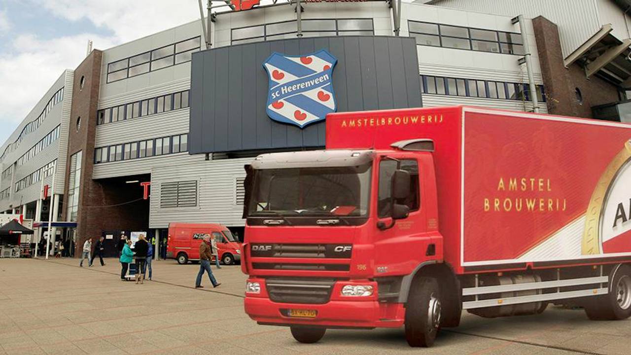 Heerenveen slaat terug na ludieke grap PSV-fans (foto: Facebook/sc Heerenveen)