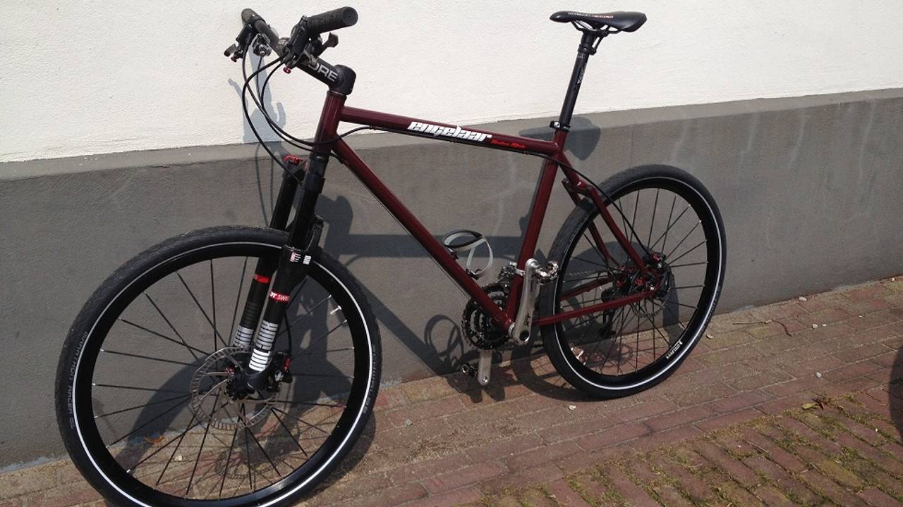 De fiets van Jan Verhaaren is weer terecht