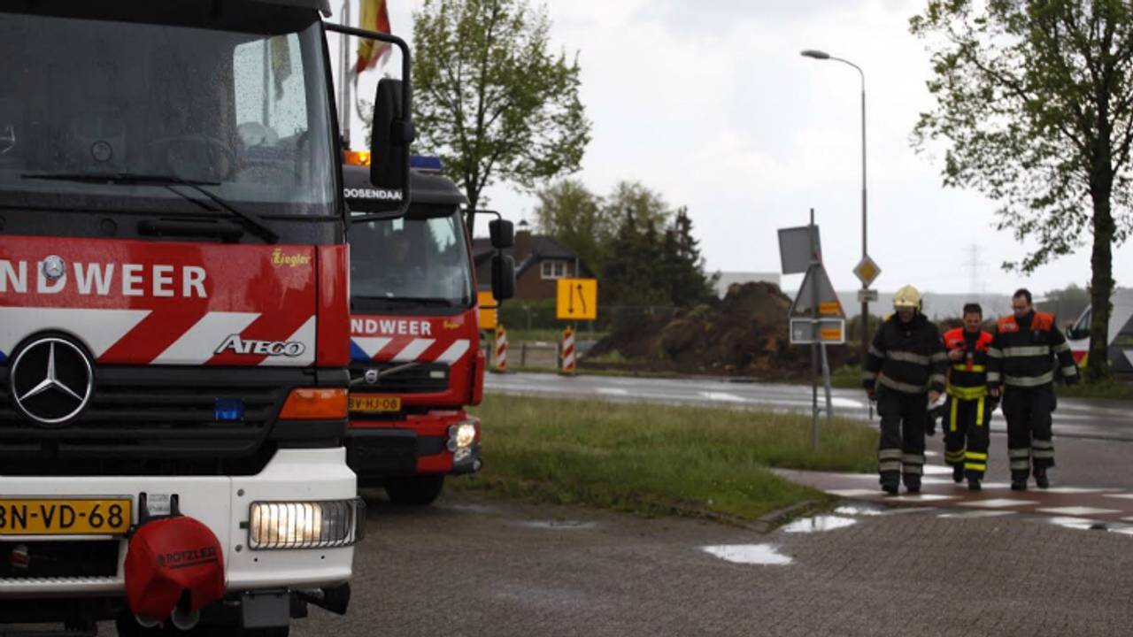 Gaslek op Gastelseweg Roosendaal (foto: Christian Traets, SQ Vision)
