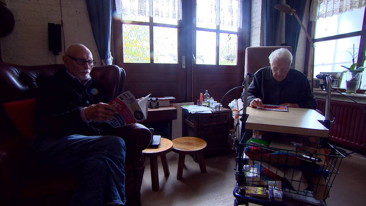 Jaap (92) en Ria (99) Tesser (Foto; archief).