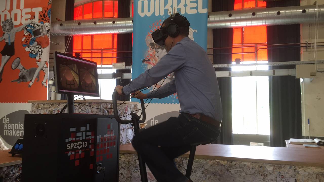 Sinds dinsdagavond kan er virtueel gefietst worden