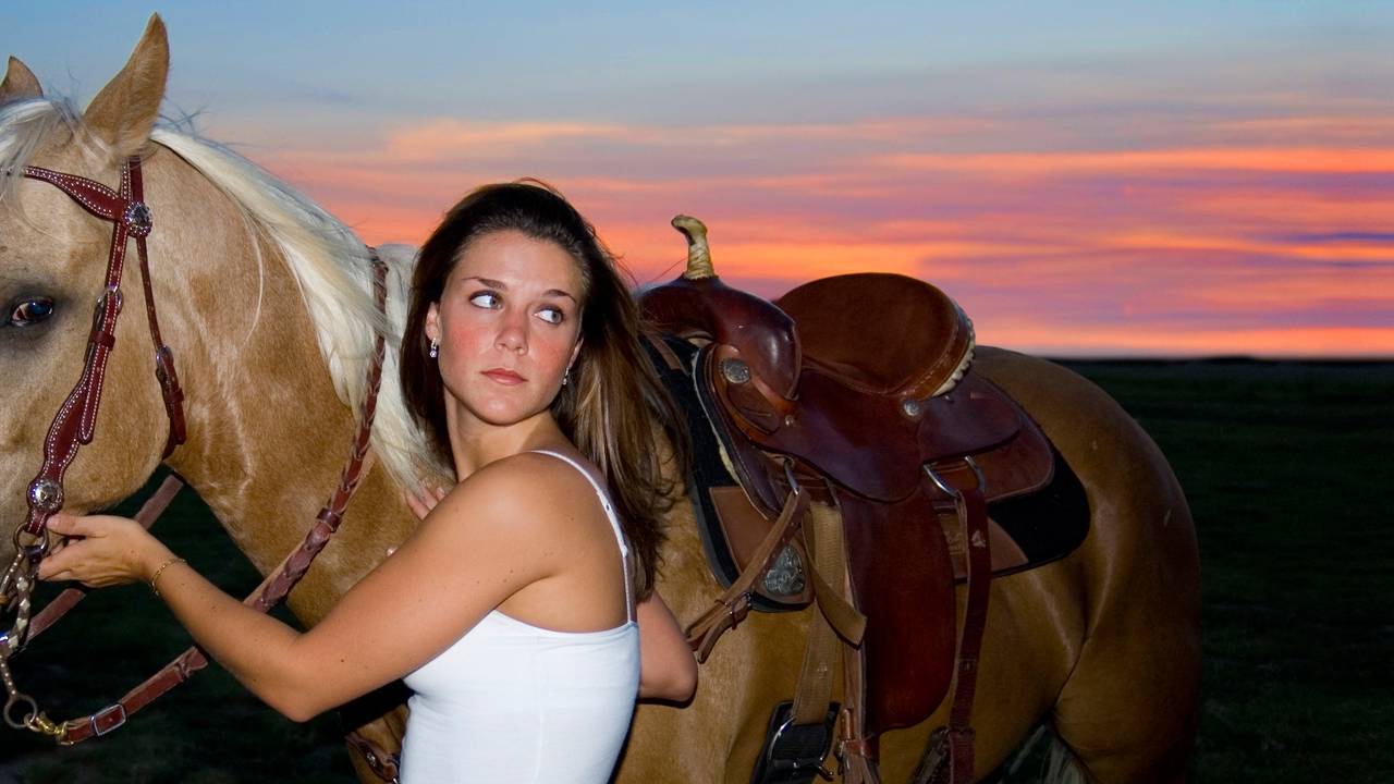 Met z'n allen op de foto met je paard (foto: archief).